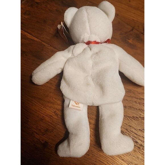 Ty Valentino Rare Beanie Baby w/2 errors - brown nose and tush tag year error. - Picture 2 of 6